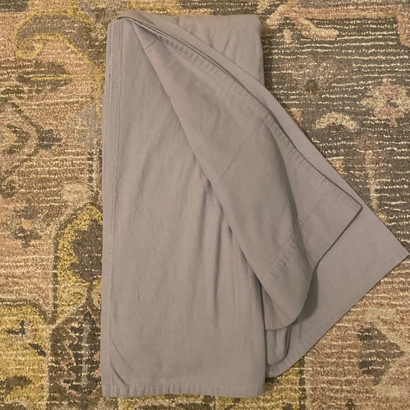 Cuddl Duds Bedding Cuddl Duds Gray Flannel Bed Flat Top Sheet